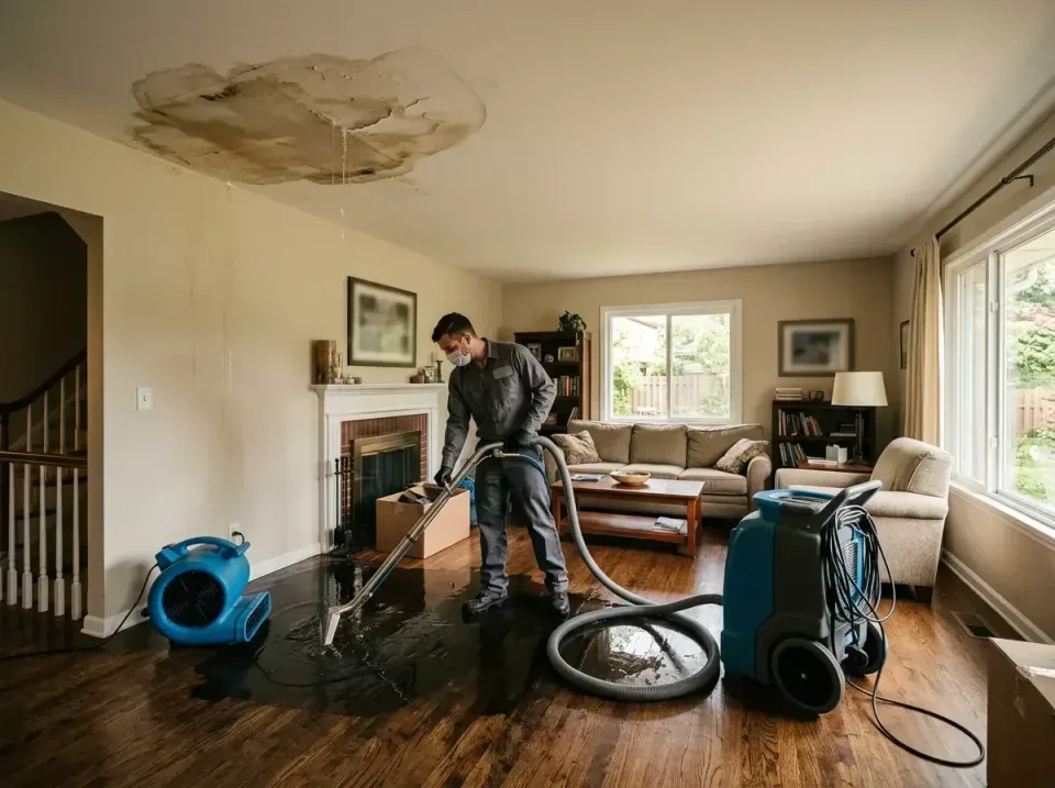 attic-pipe-burst-ceiling-drip-008 — frequently asked questions, Water Damage Restoration & Carpet Care in Silverton, OH